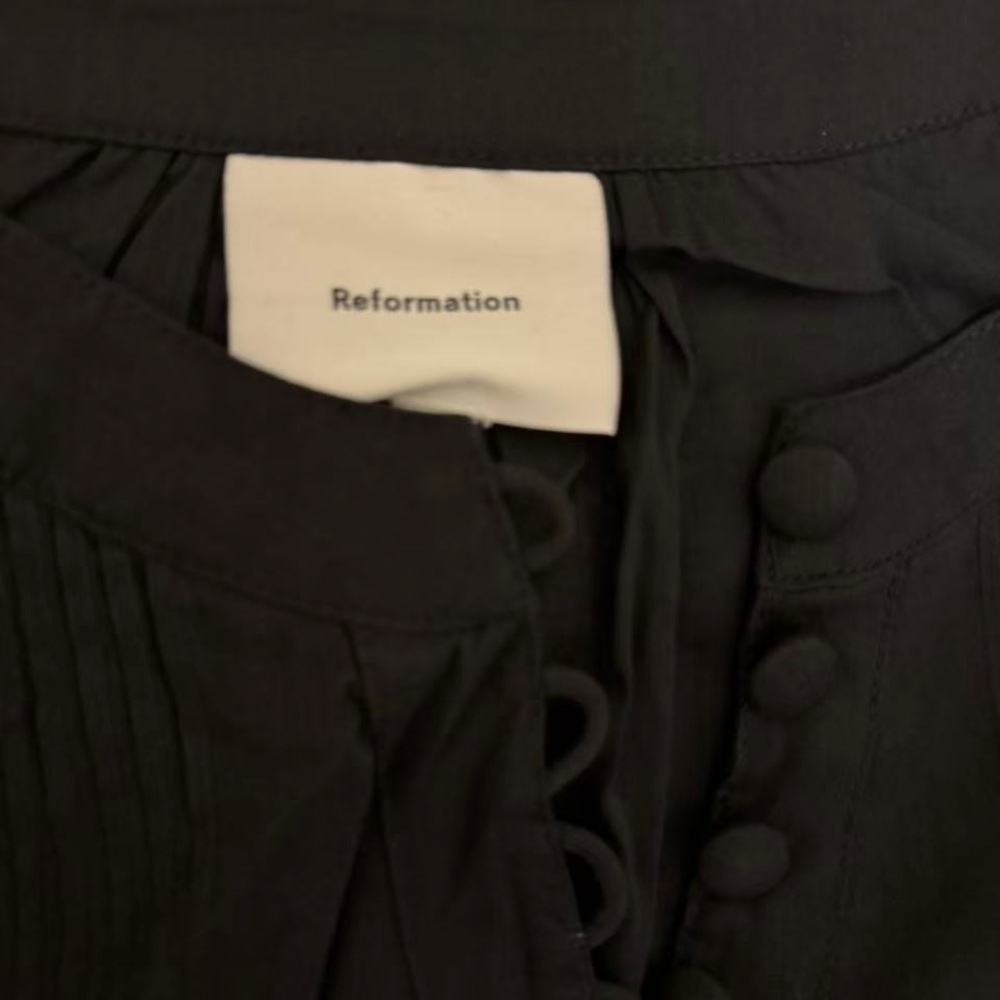Reformation Calia Top Black - Picture 5 of 6